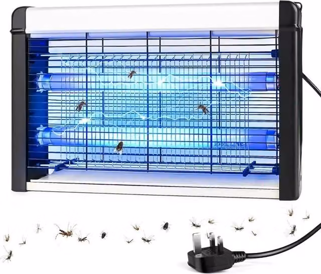 NESTLUNE 30W Electric Insect Mosquito Fly Bug Zapper, Black, W: 100 cm, H: 50 cm, D: 50 cm – 1
