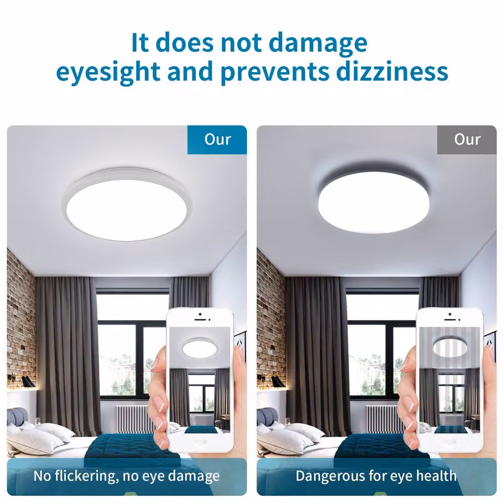 Pheashine LED Tri-proof Ceiling Light, Cool White 6500K, Length: 30 cm – 4