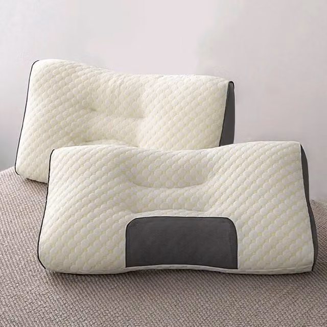 PAWNORA 2 Pack Antibacterial Memory Foam Pillows in White – 1