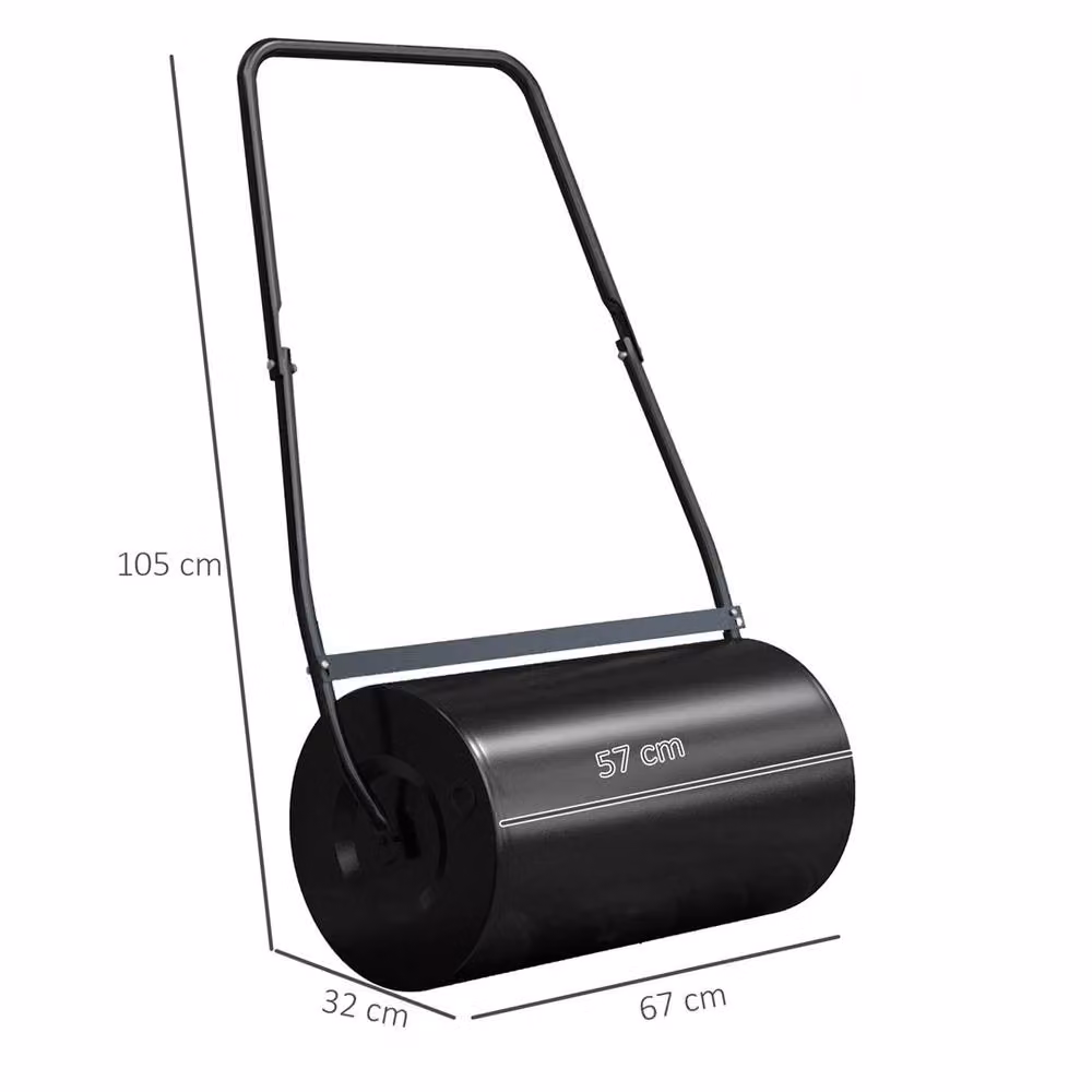 Burnhard DURHAND 46L Heavy Duty Manual Steel Lawn Roller in Black – 2