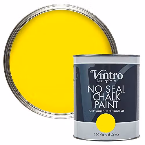 Vintro Osborne Yellow No Seal Chalk Paint, 1 Litre
