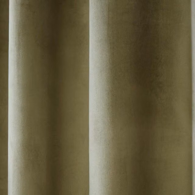 Casa Green Opaque Eyelet Fabric Curtains, Height: 229 cm