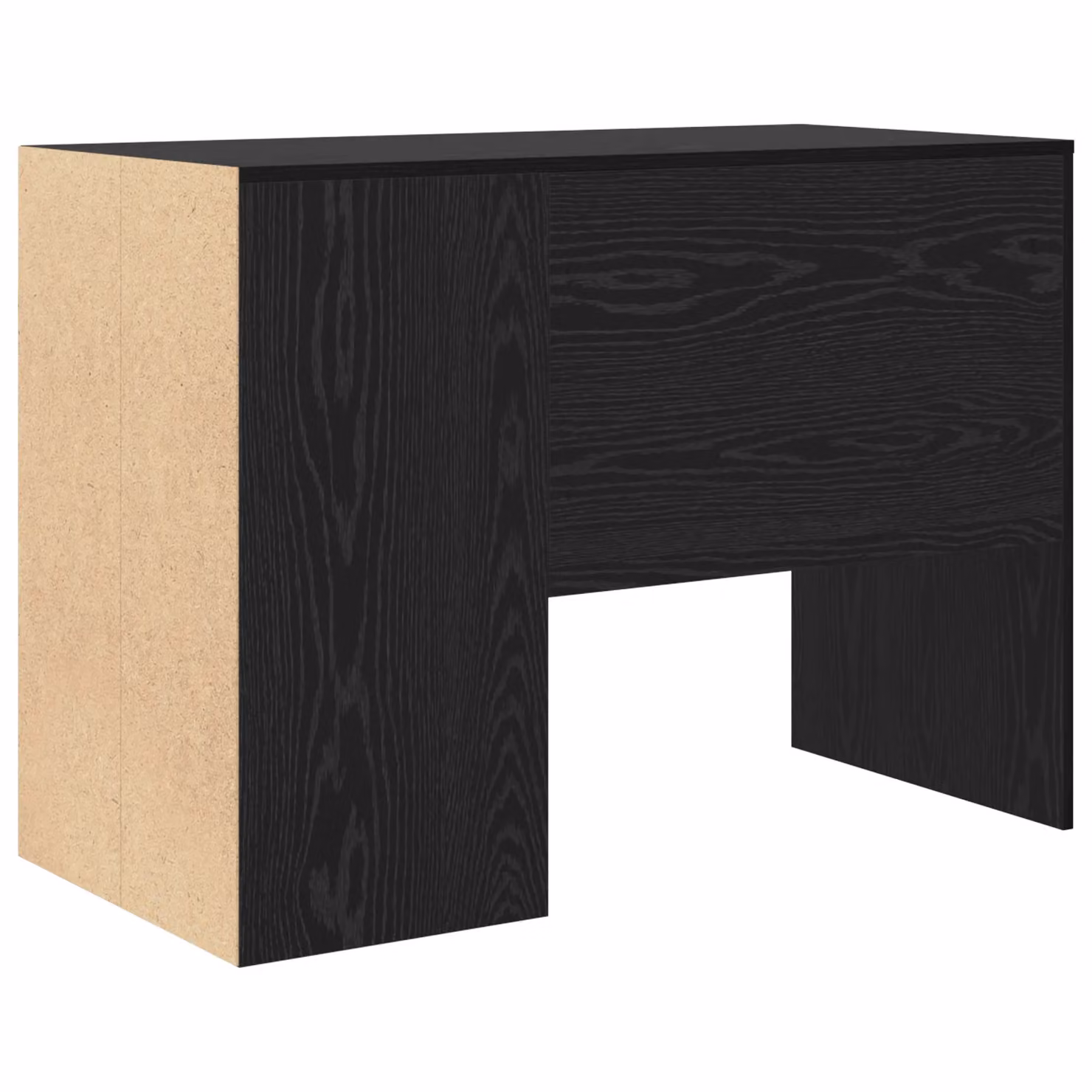 Berkfield Home Modern Compact Writing Desk in Black Oak Engineered Wood – 3