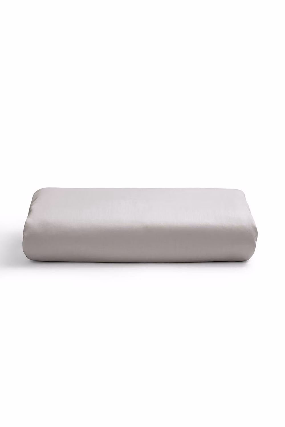 Christy 400 TC Luxury Mako Sateen Cotton Fitted Sheet in Silver Grey, Size: 200 x 200 cm – 2
