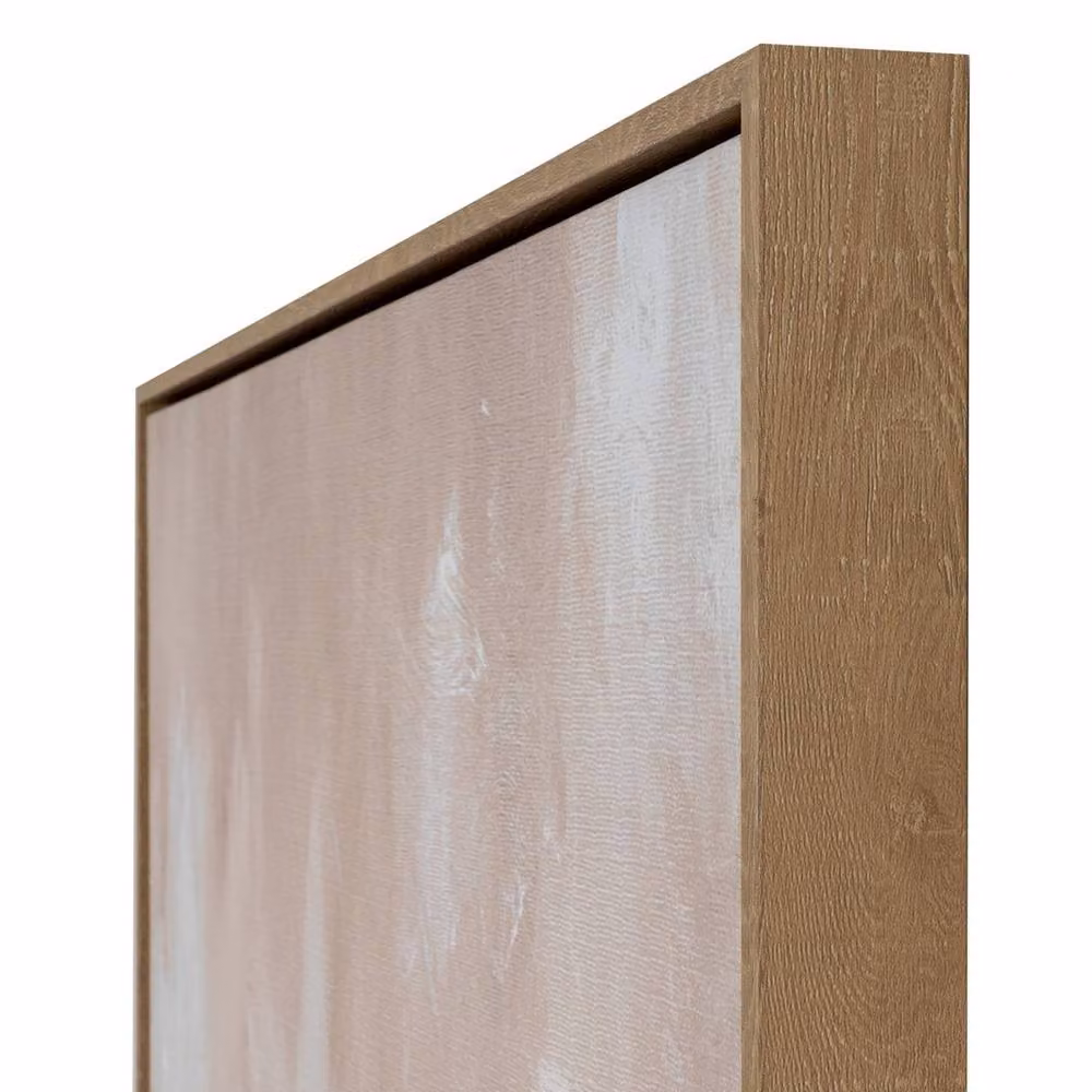 Lemon Pavilion Furniture and Decor Veydra Hand Painted Abstract Canvas in Wood Frame, Multi, W50 x H120 cm – 2