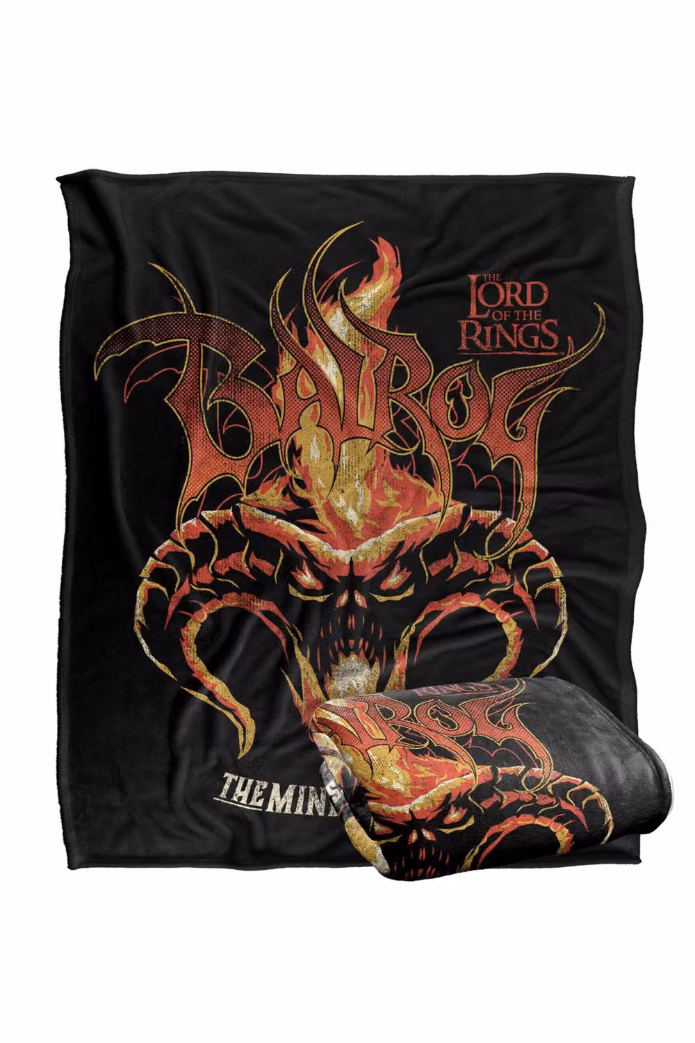 Warner Bros. Lord of the Rings Moria Balrog Flames Super Soft Fleece Throw Blanket, Multicolour, W/D/H: 91 x 36 x 147 cm – 7