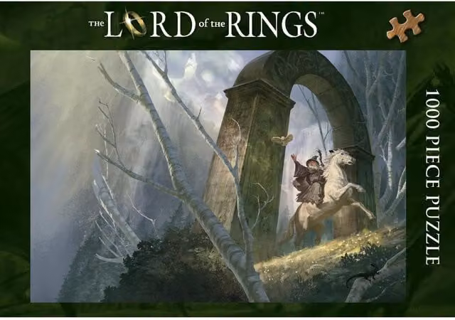 Lord of the Rings Gandalf and the Owl 1000 Piece Jigsaw Puzzle, Multicolour