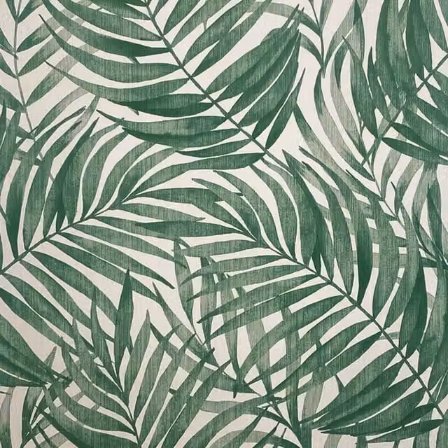 Erfurt Botanical Nature Floral Modern Washable Wallpaper in Green and Grey