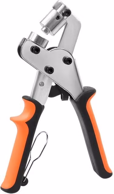 SPETLEK Eyelet Pliers Hole Punch Tool Kit with 500 x 10mm Eyelets in Multicolour – 1