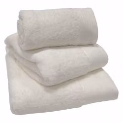 Rapport Home White Fluffy Cotton Terry Bath Sheet W/D/H: 150 x 100 cm