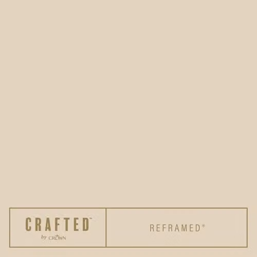 Crown Crafted Reframed Matt Emulsion Paint Tester, Beige, 125ml – 3