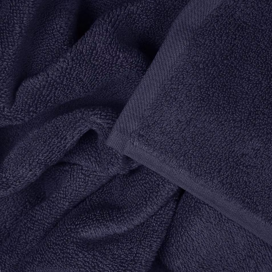 Allure Bath Fashions Luxury Zero Twist Egyptian Cotton Bath Sheet in Blue, W: 150 cm – 2