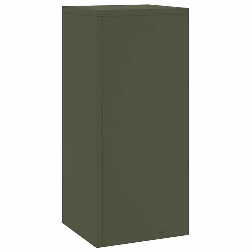 Berkfield Home Outdoor Pillar Plant Stand Set of 2, Olive Green Steel, W/D/H: 24 x 24 x 55 cm – 4