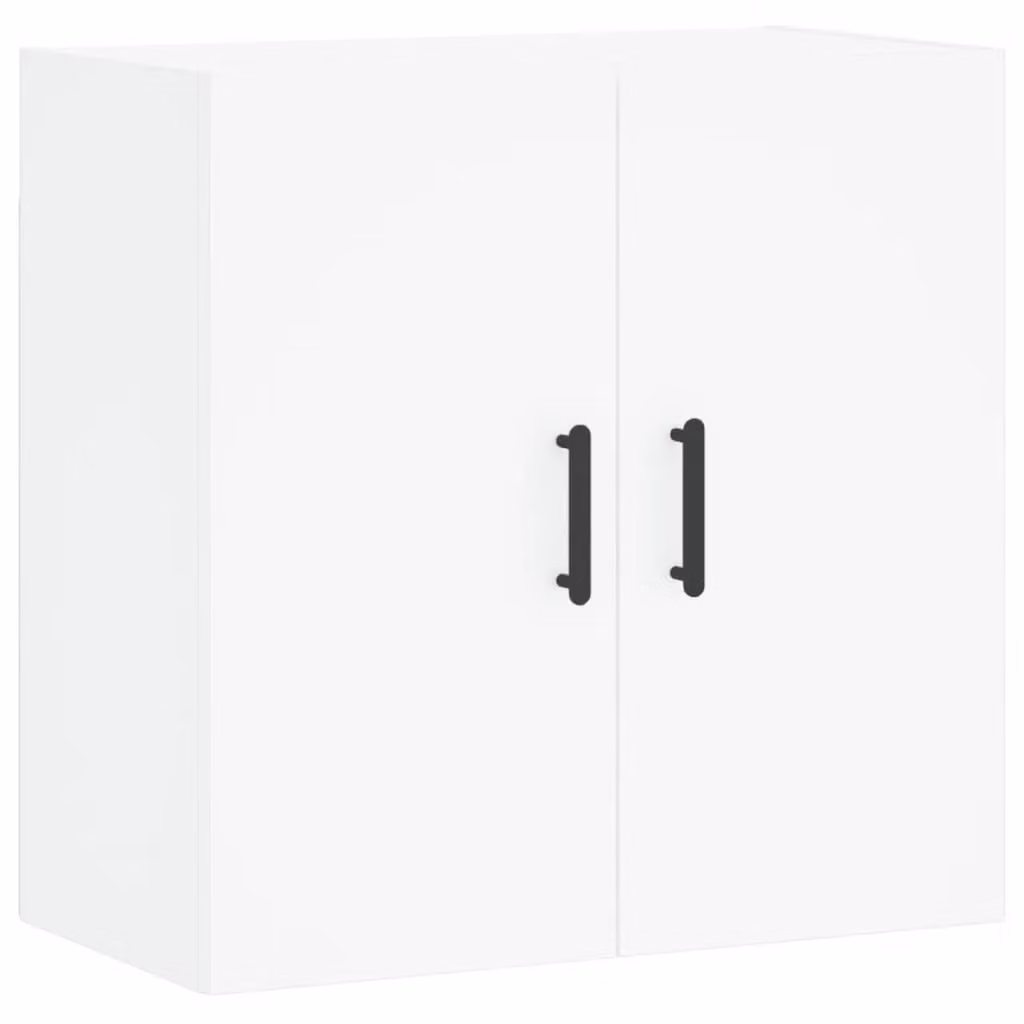 Berkfield Home White Wall Mounted Cabinet with Hinged Doors and Internal Shelves, W/D/H: 60 x 31 x 60 cm – 2