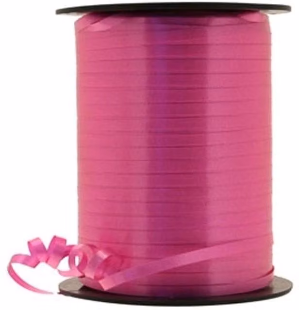Kingsbury Gifts Pink Plain Curling Ribbon, 500 m