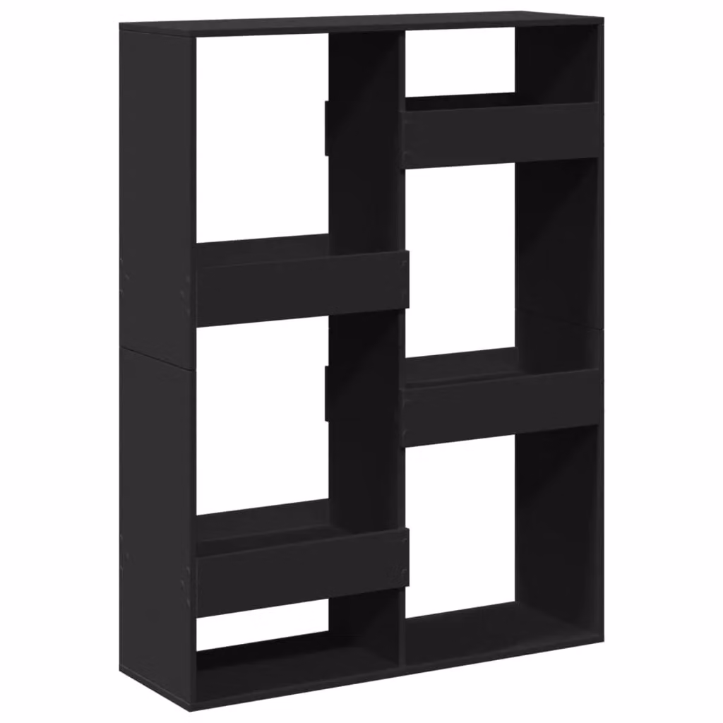 Berkfield Home Black MDF Room Divider, W: 100 cm, D: 33 cm, H: 135 cm – 2