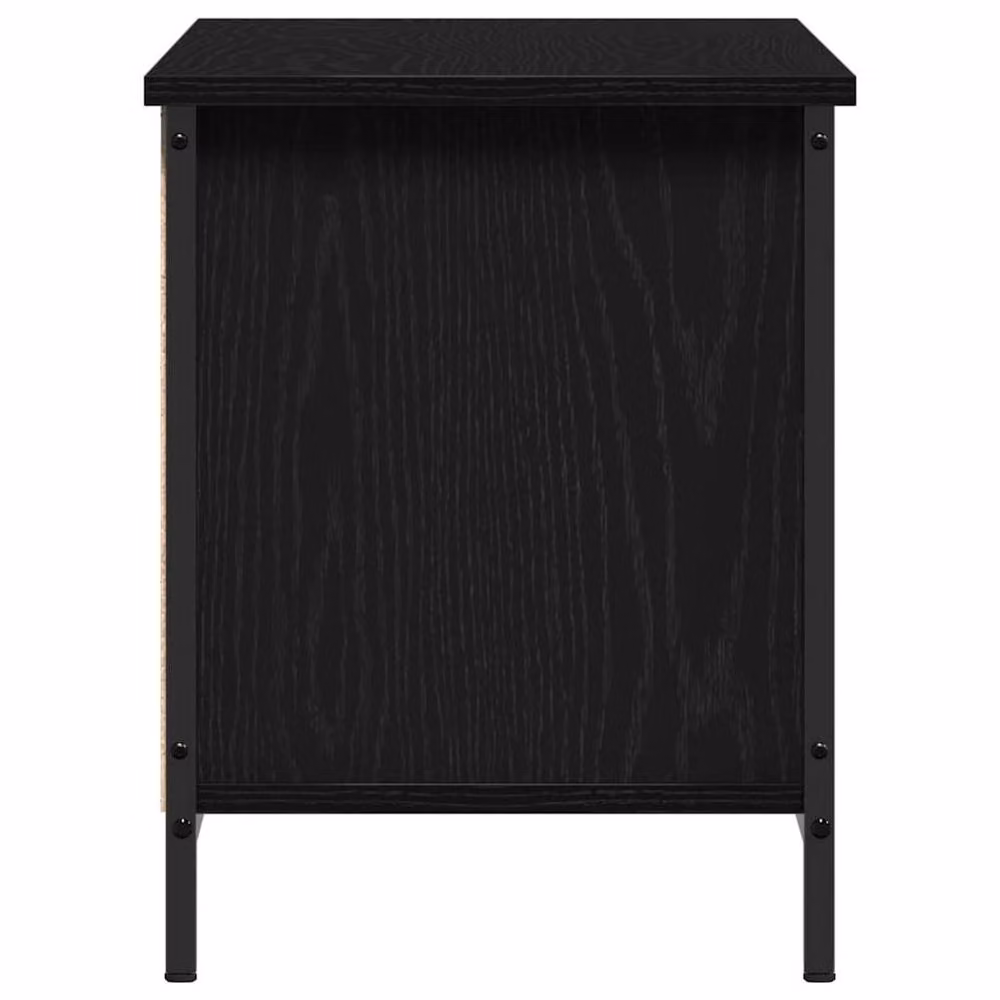 Berkfield Home Black Oak Entertainment Centre – 5