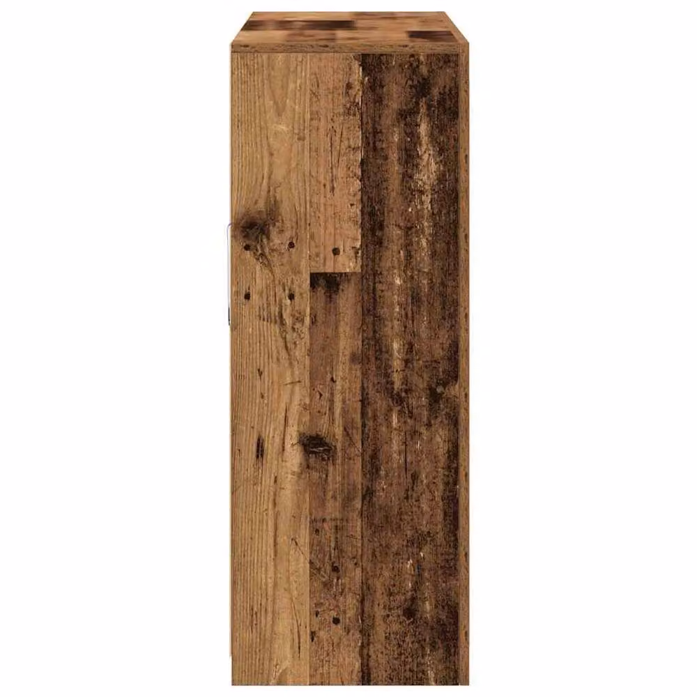 Berkfield Home Rustic Brown Engineered Wood Sideboard with Integrated LED Lights W: 181.5 cm, D: 37 cm, H: 100 cm – 6