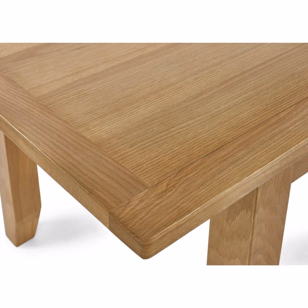 Cheshire Ashbourne 180cm Extending Oak Dining Table in Brown – 3