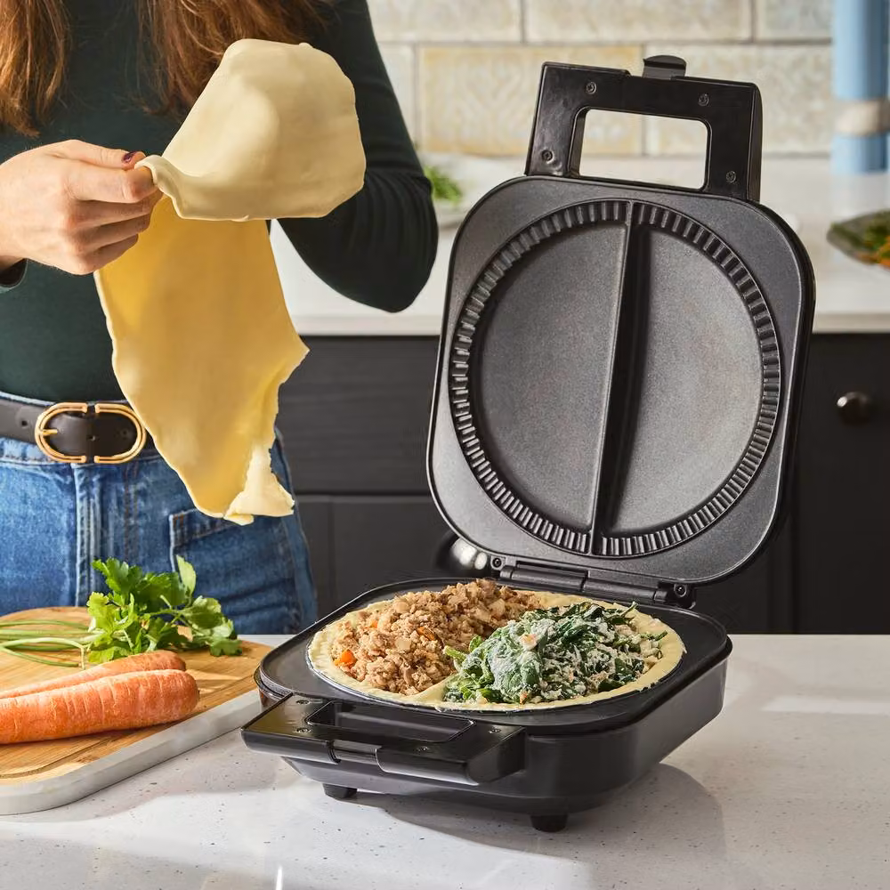 Cooks Professional Deep Fill Pasty Maker with Crimping Edge and Spatula in Black – 5