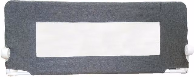 Safetots Foldable Mesh Bed Rail in Denim Grey, W: 140 cm, H: 60 cm