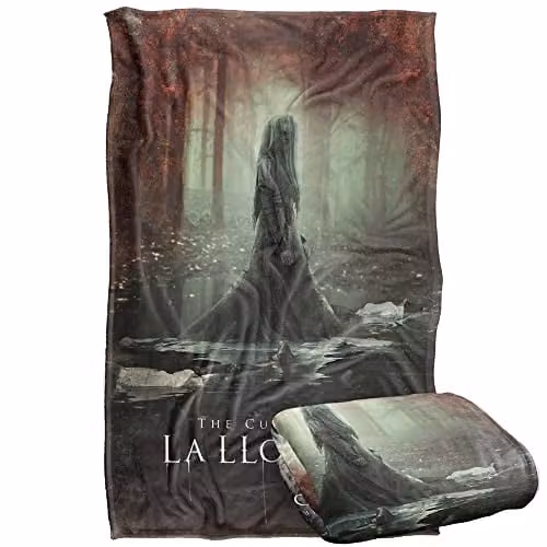 LOGOVISION The Curse Of La Llorona Poster Super Soft Fleece Throw Blanket, Multicolour, W: 91 cm, D: 147 cm