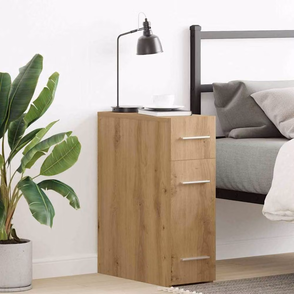 Berkfield Home Apothecary Cabinet in Artisan Oak Brown, W/D/H: 45.5 x 20 x 60 cm – 2