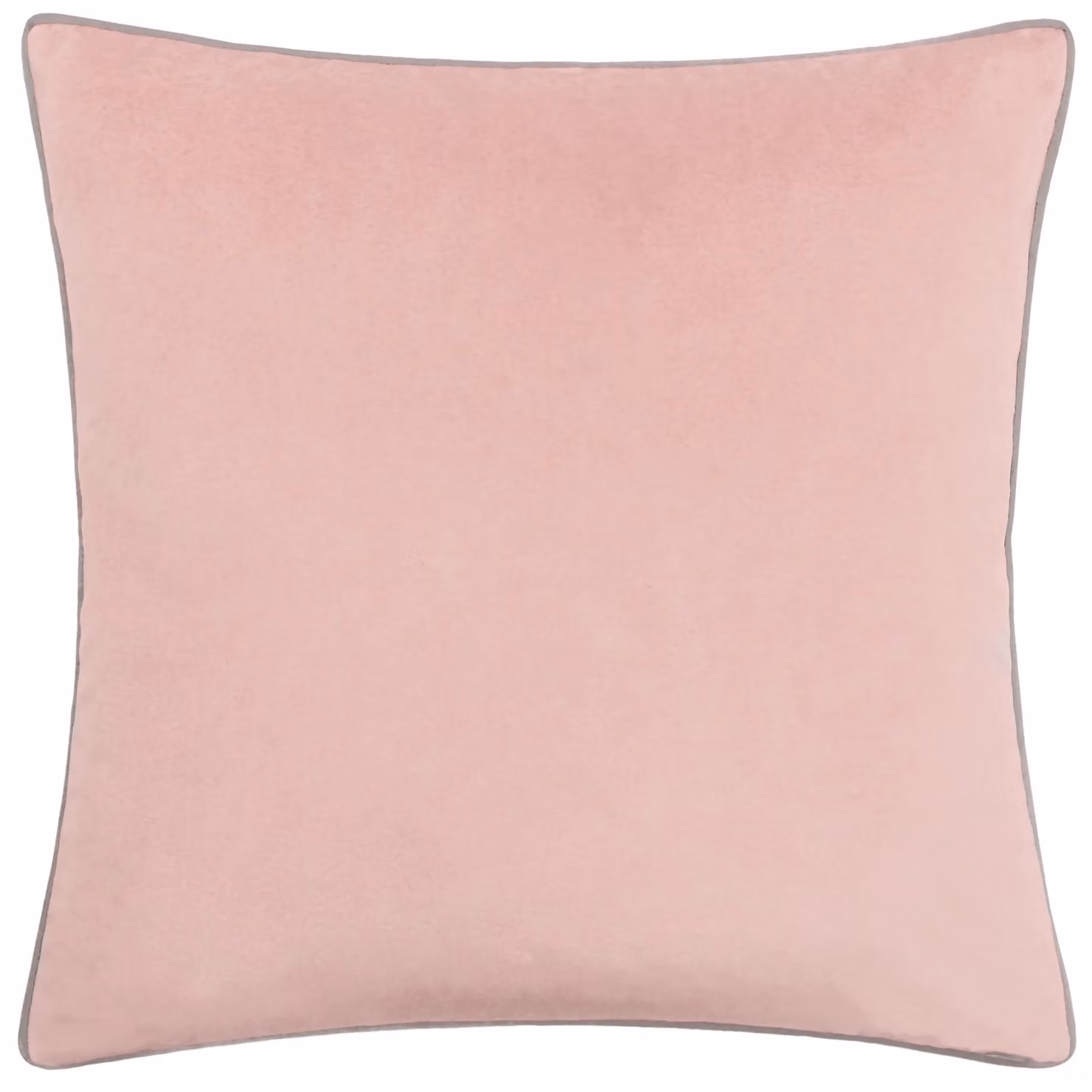 Furn Meridian Velvet Piped Cushion in Light Pink, W/D/H: 55 x 55 x 55 cm – 3