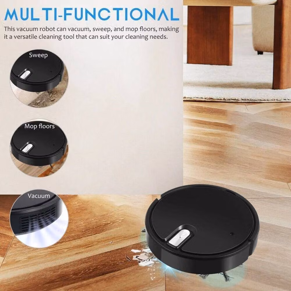 PAWNORA Smart Robot Vacuum Cleaner with App Control in Black – 5