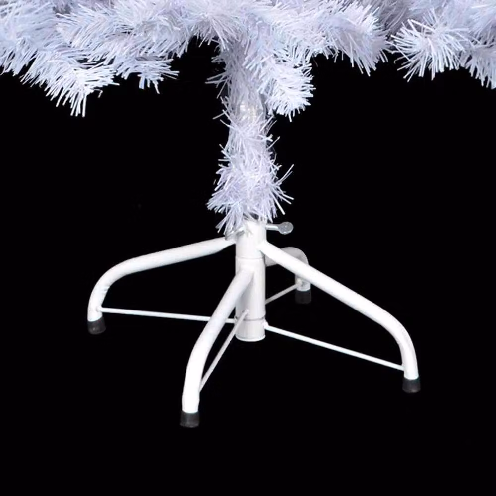 Berkfield Home Beautiful Artificial Pre-lit Christmas Tree with White and Gold Ball Set, Height: 150 cm – 2