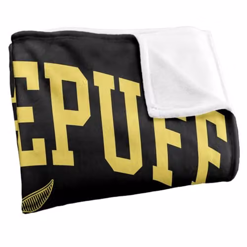 Warner Bros. Harry Potter Hufflepuff Quidditch Arch Super Soft Fleece Throw Blanket, Multicolour, W: 127.0 cm, D: 152.4 cm – 2