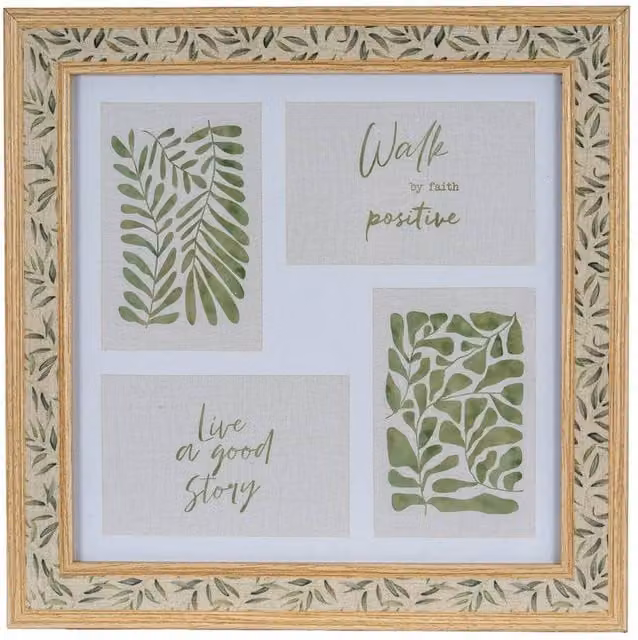 Lemon Pavilion Furniture and Decor Tundra Photo Multiframe in Brown Wood