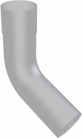 ARP Aluminium Round Swaged Downpipe Bend, 112.5 Degree, 76mm, Silver