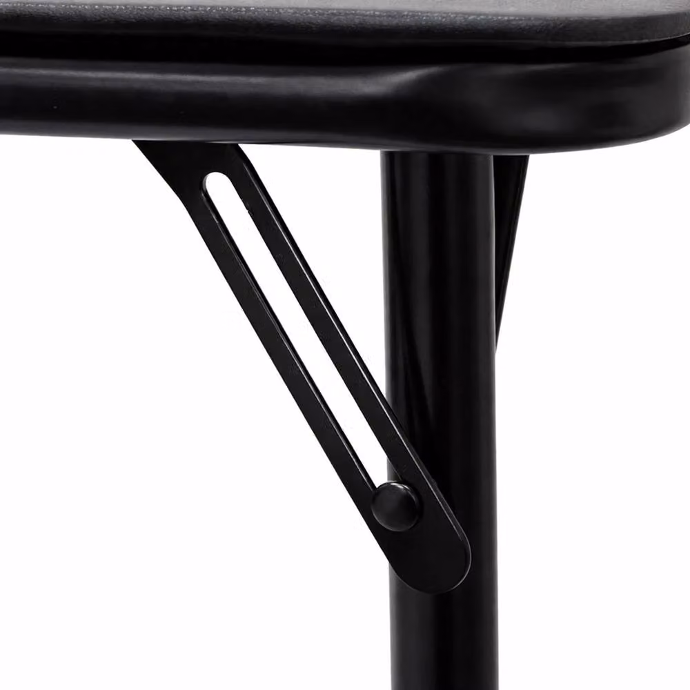 EONLION Folding Square Bridge Card Game Table in Black, Width: 100 cm – 4