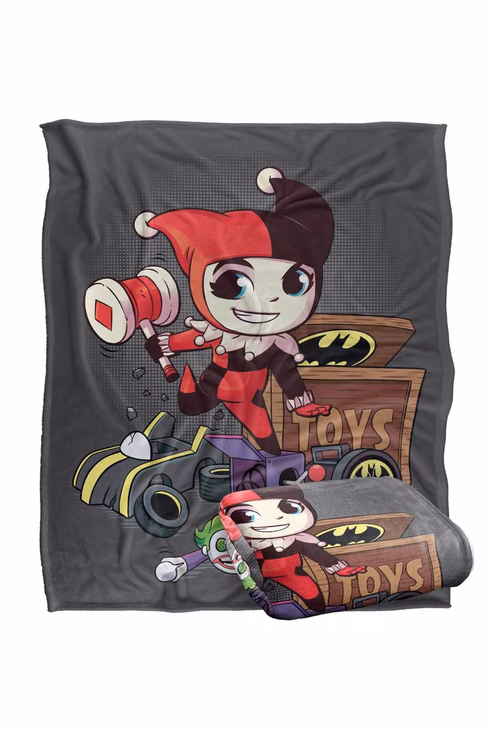 Warner Bros. DC Super Friends Harley Quinn Extra Large Silky Touch Super Soft Polyester Throw Blanket in Multicolour – 2