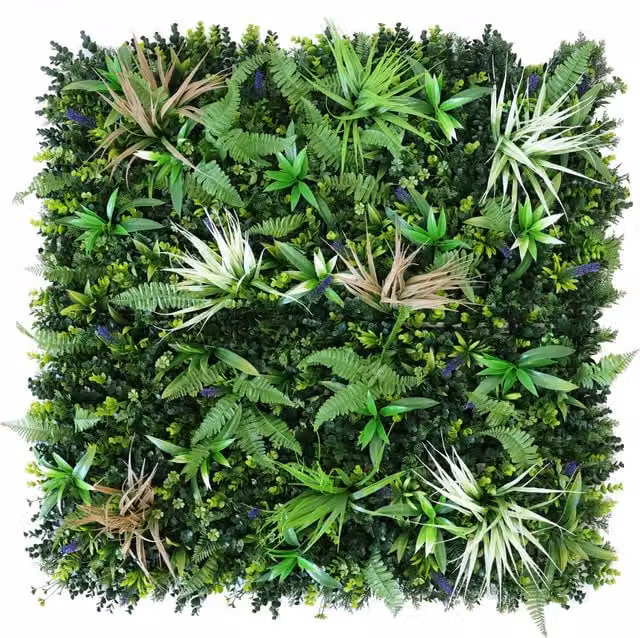 True Products Green Artificial Hedge Wall Panel for Wedding Decor