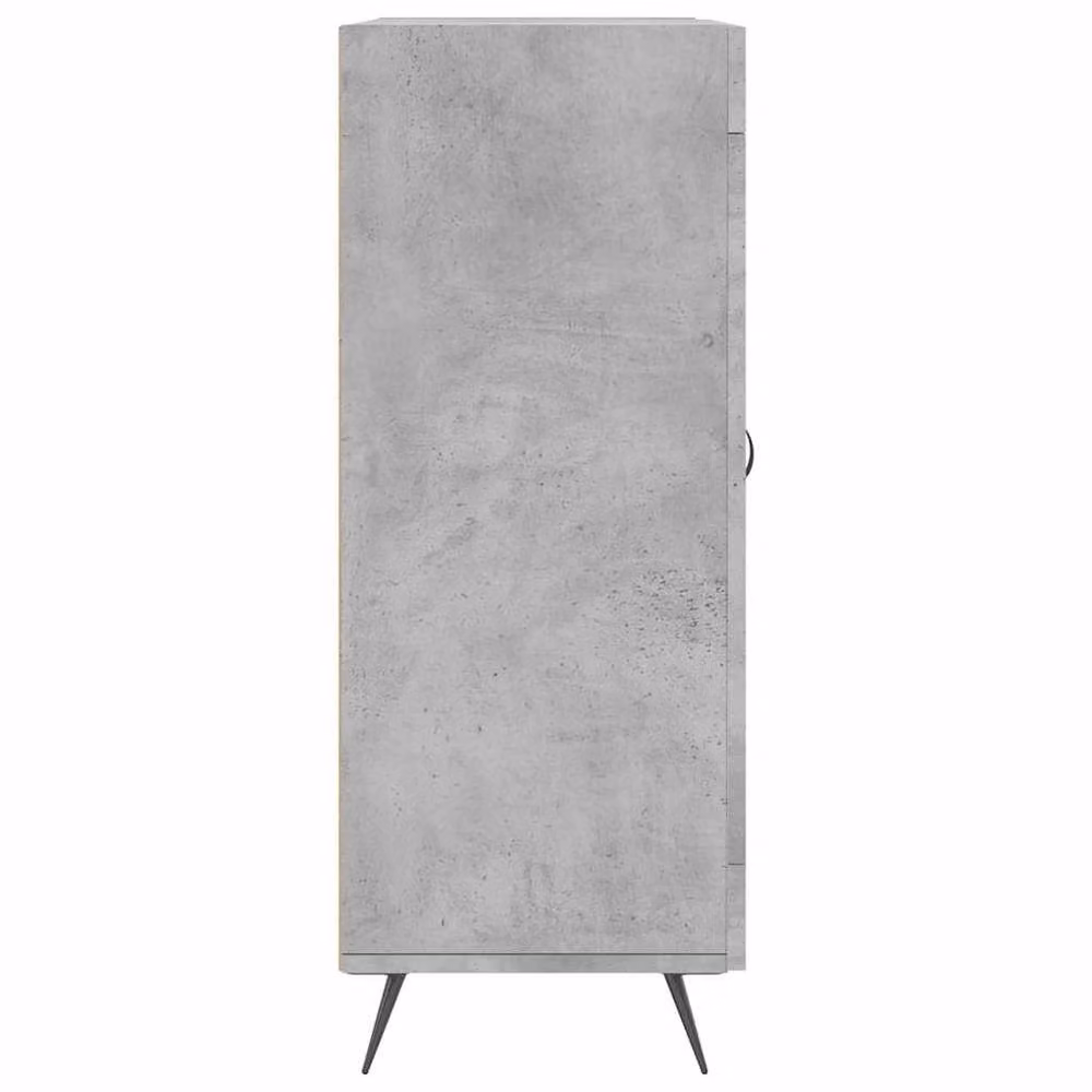 Berkfield Home Industrial Sideboard in Concrete Grey, W/D/H: 69.5 x 34 x 90 cm – 2