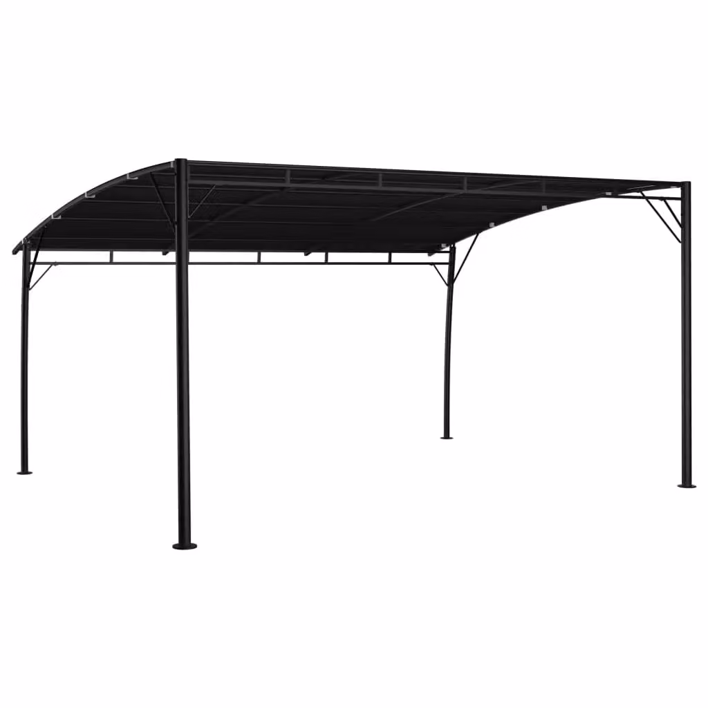 Berkfield Home Garden Sunshade Awning in Anthracite Black, W: 400 cm, D: 300 cm, H: 255 cm – 2