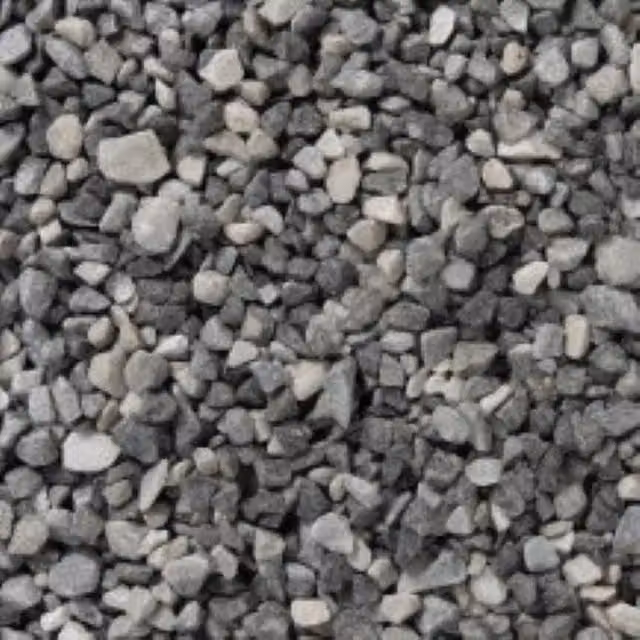 Bowland Stone Black Ice Decorative Gravel Bulk Bag 750kg in Black, Grey and White