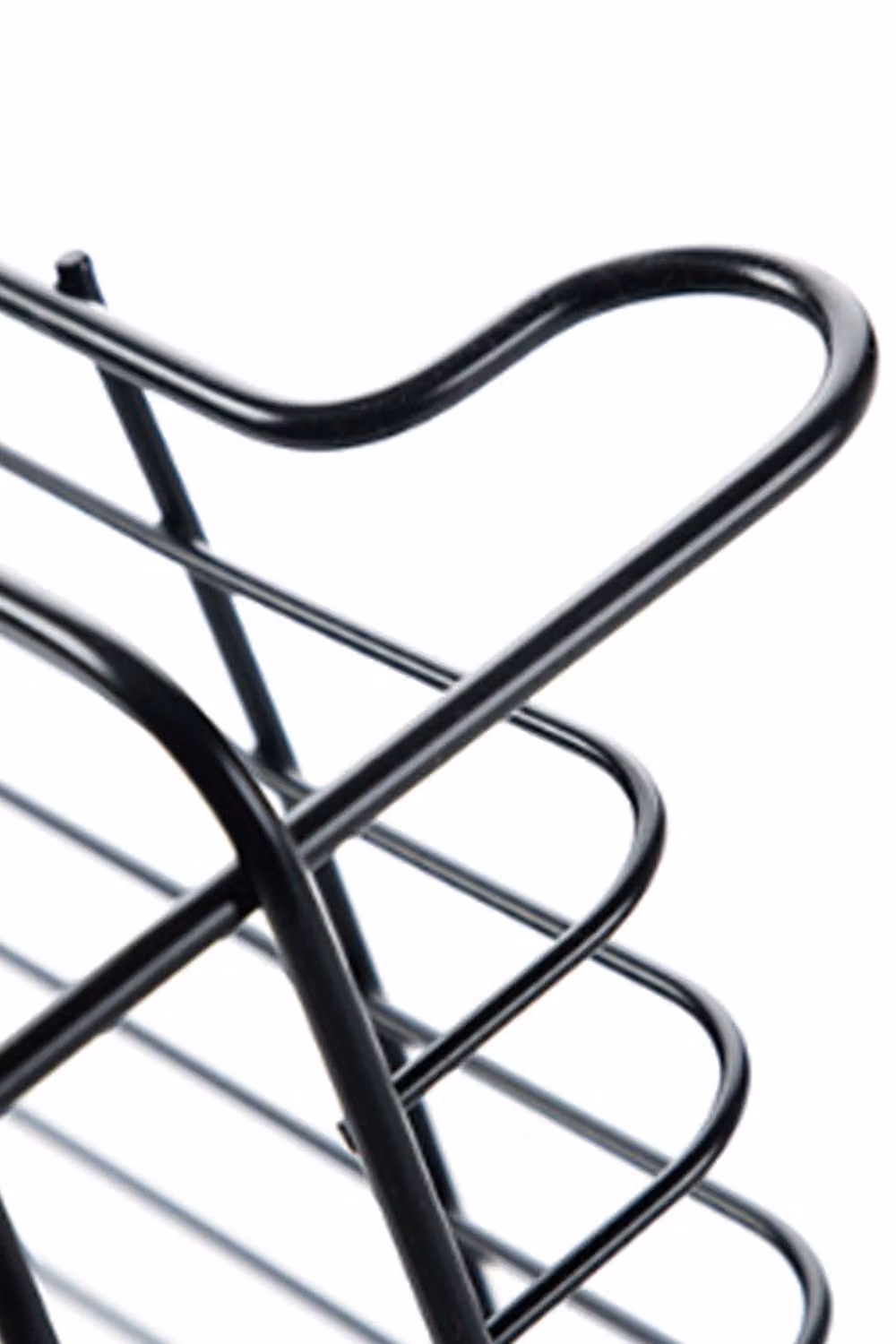 ExtraStar 2-Tier Dish Drainer Rack with Cutlery Holder in Black – 3