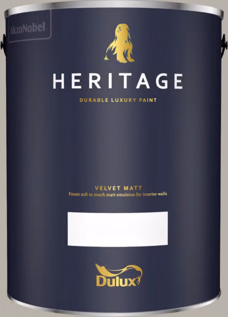 Dulux Trade Heritage Matt Dispersion Paint in Stone Green, 5 l
