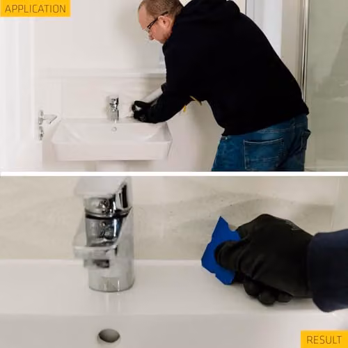 Everbuild Plumbers Gold Mould Resistant MS Polymer Sealant and Adhesive, White, 290 ml – 4