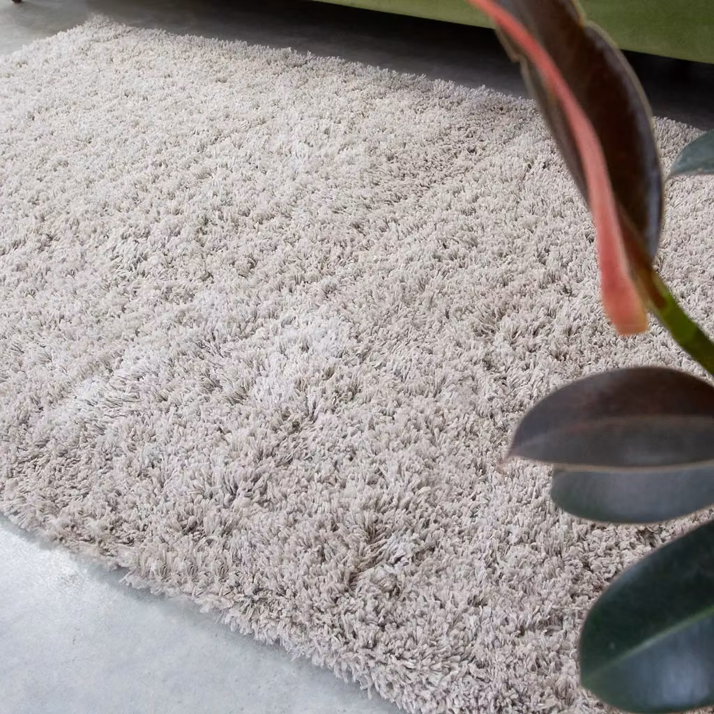 Kukoon Beige Soft Shaggy Rug, Cream Fluffy Deep Pile Bedroom Carpet, W/D/H: 60 x 110 cm – 2