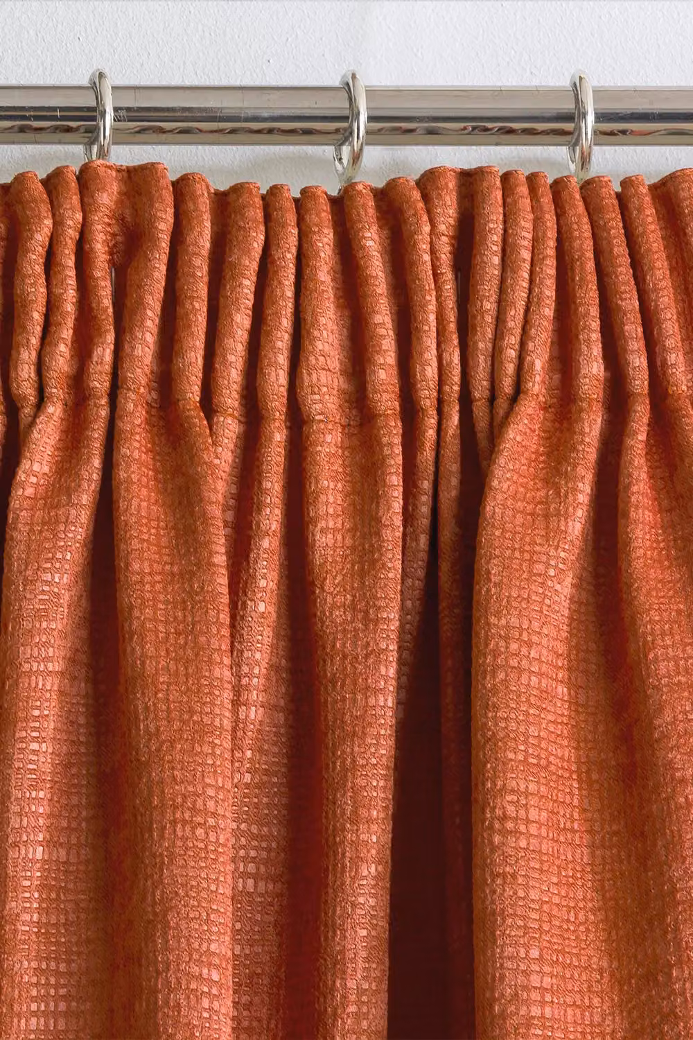 Enhanced Living Matrix Orange Thermal Noise Reducing Dim Out Curtains, Pair, Width: 117 cm, Drop: 137 cm – 2