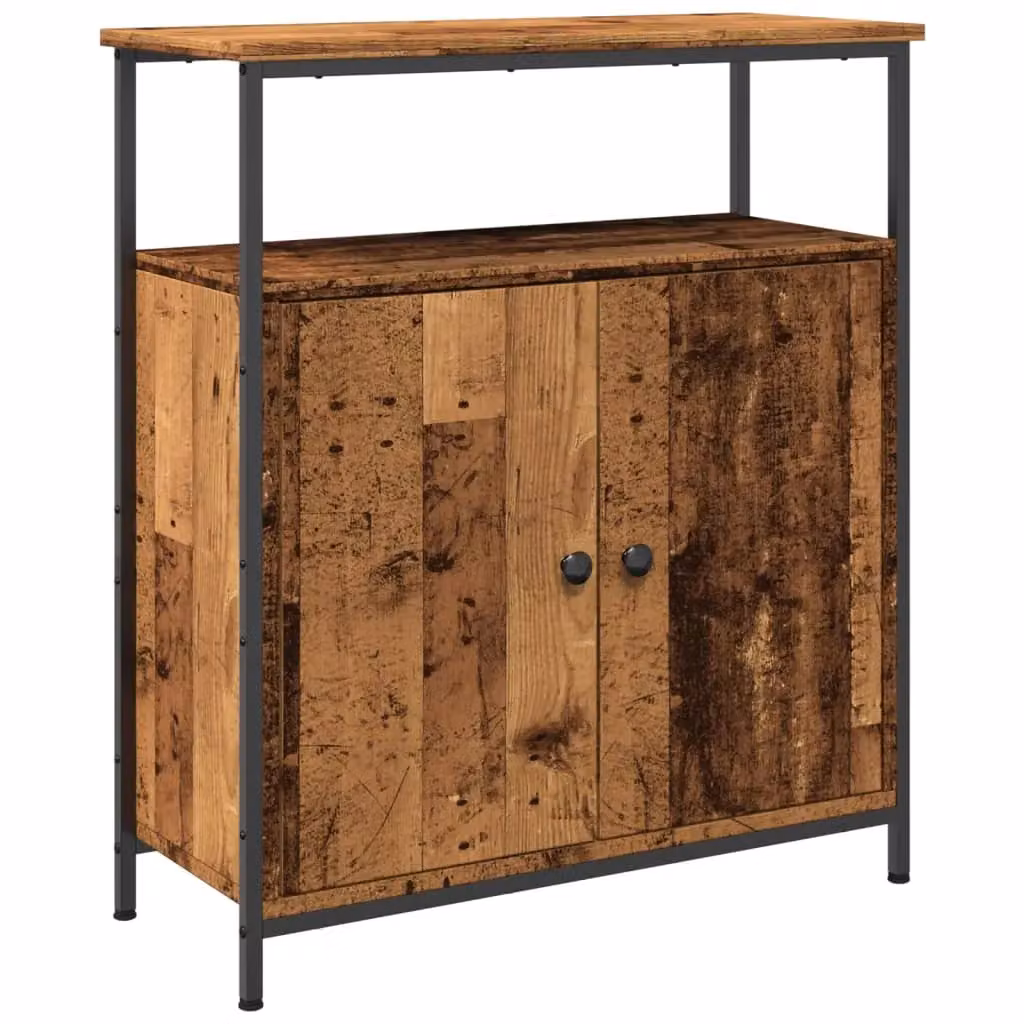 Berkfield Home Old Wood Sideboard in Brown, W/D/H: 70 x 30 x 80 cm – 2