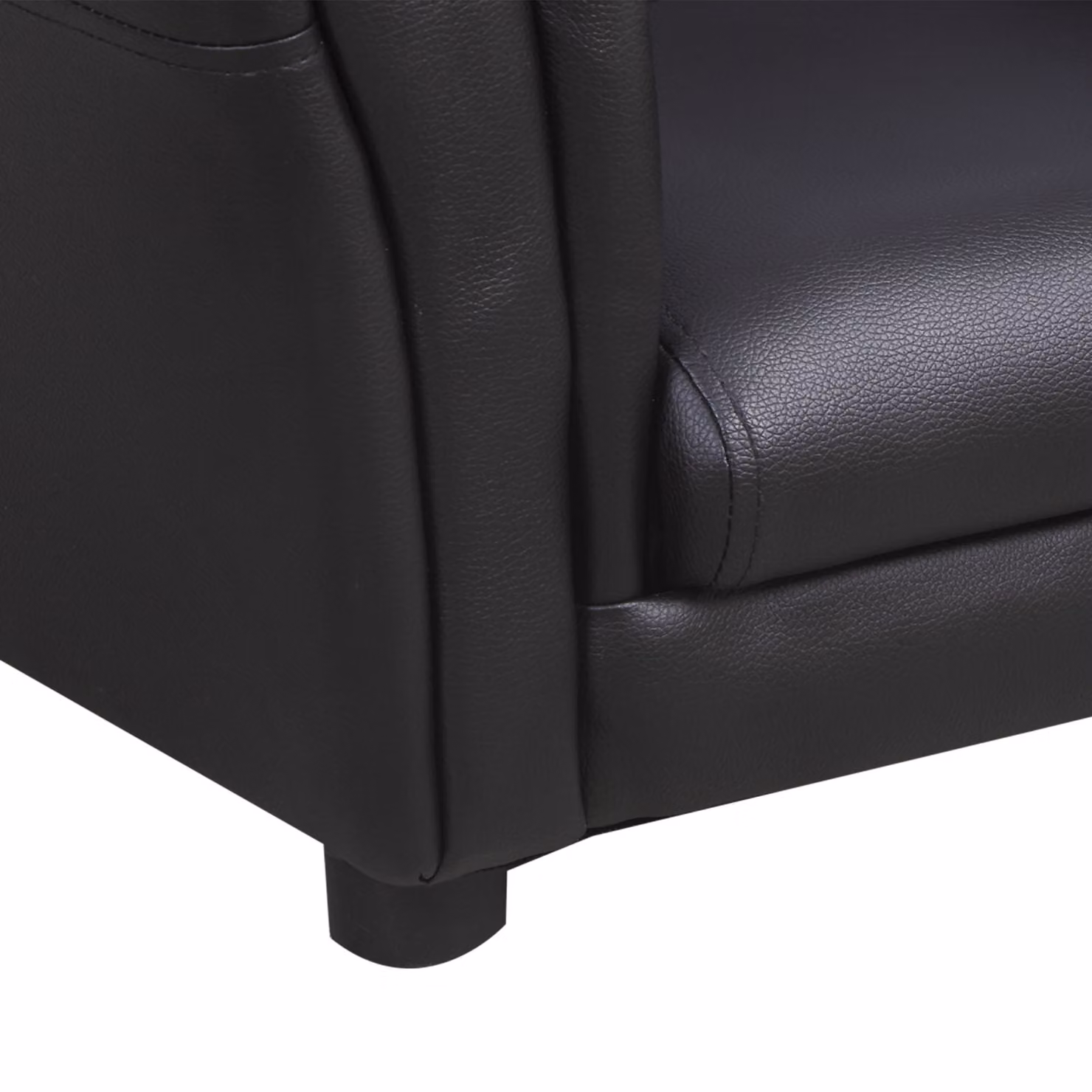 HOMCOM Toddler Chair and Stool Set in Black, W/D/H: 54 x 42 x 41 cm – 7