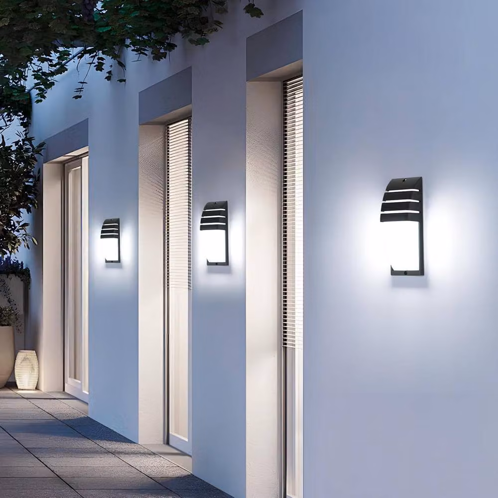 Goeco 2 Pack Modern Up and Down LED Wall Lights in Black, 12 W, 6500 K, IP65 Waterproof – 8