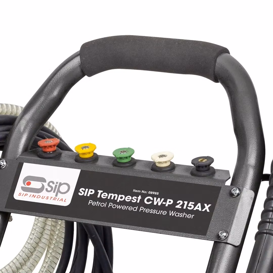 SIP Tempest CW-P 215AX Petrol Pressure Washer in Black and Silver, W: 60 cm, D: 50 cm, H: 80 cm – 3
