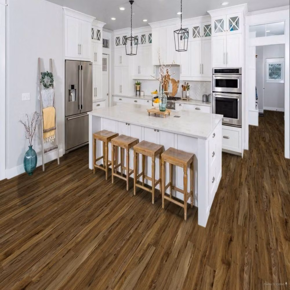 Firmfit ORP 5mm Wood Effect Click Lock Luxury Vinyl Tile Plank in Dark Brown – 2