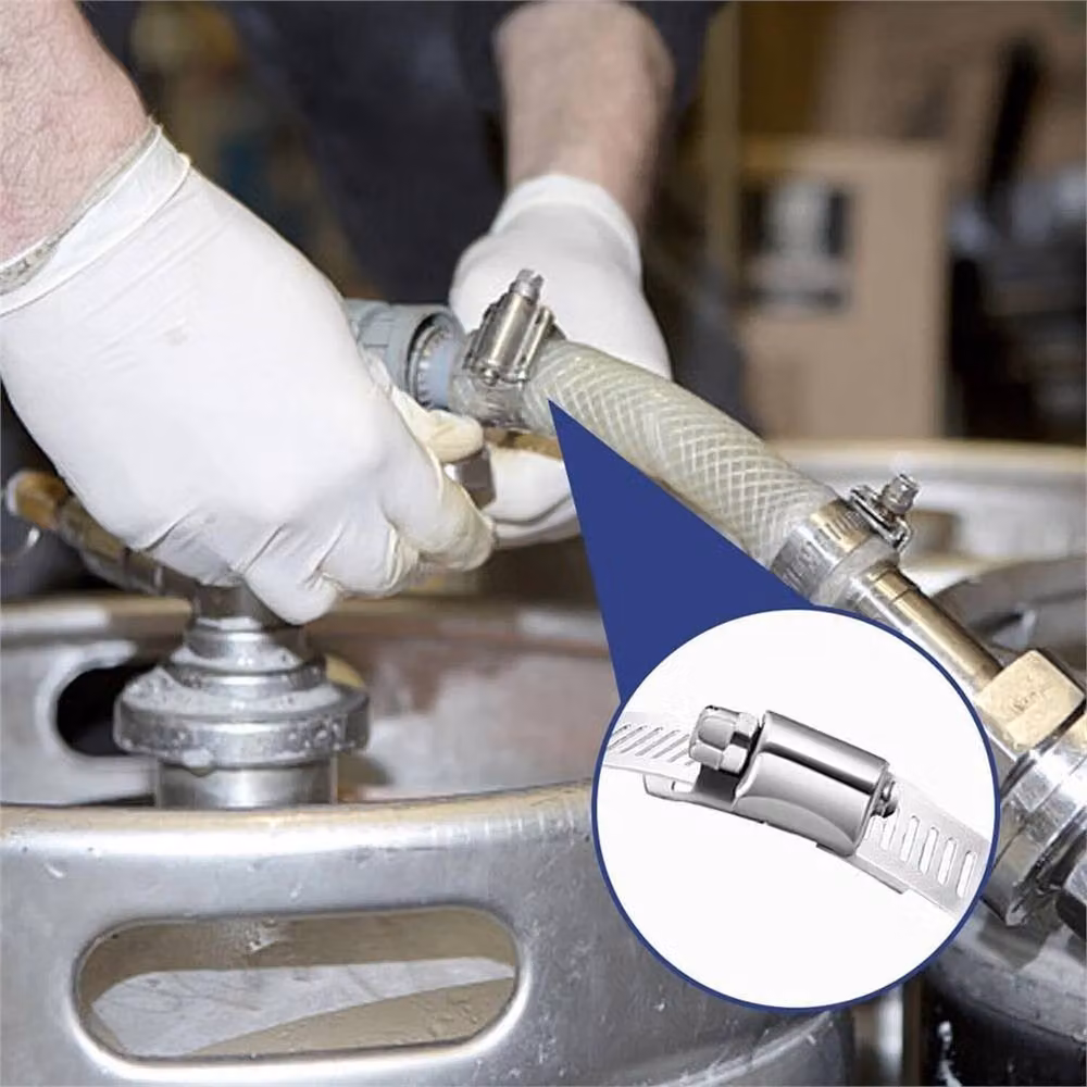 3M Kelvenix 3m Stainless Steel Adjustable Jubilee Hose Clamps in Silver – 4